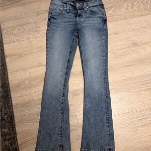 Classic Denim Mid Rise Boot Cut Women's Jeans